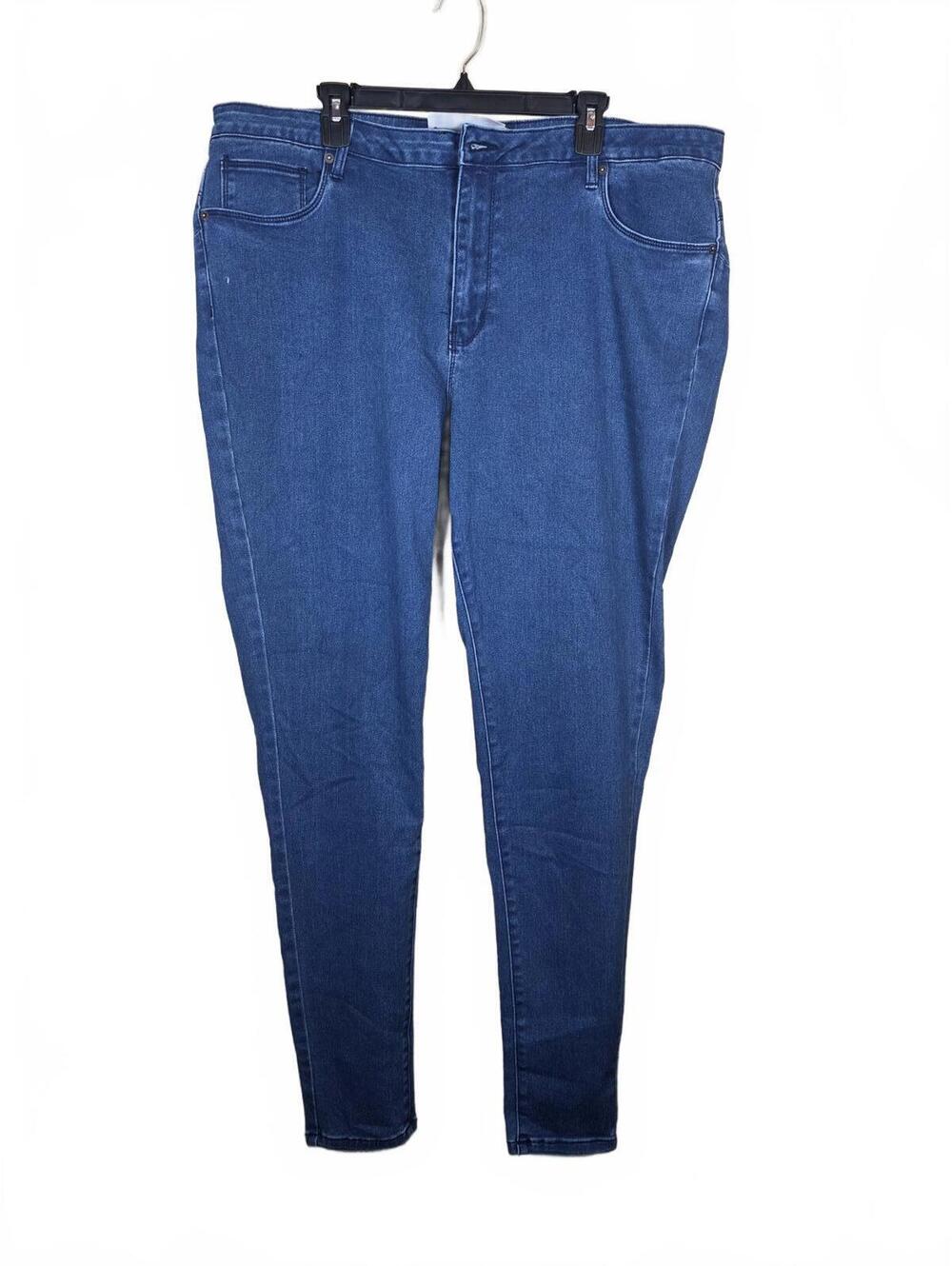 Hybrid & Company Women’s Butt Lift Stretch Denim Jeans Dark Wash 22
